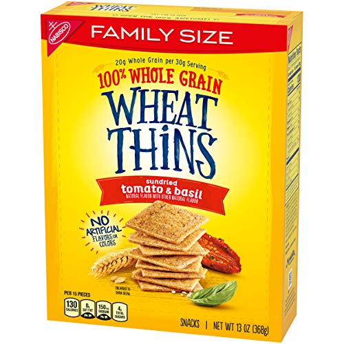 Wheat Thins Crackers, Sundried Tomato &Amp; Basil Flavor, 1 Family S