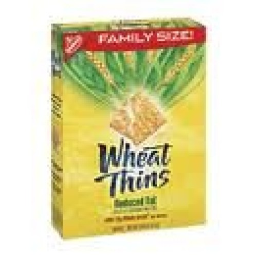 Wheat Thins Family Size Reduced Fat 14.5 Ounces Pack Of 2 Boxes