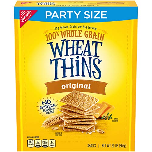 Wheat Thins Original Whole Grain Crackers Party Size 20 Oz Boxes
