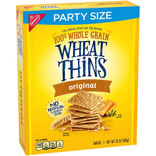 Wheat Thins Original Whole Grain Crackers Party Size 20 Oz Boxes