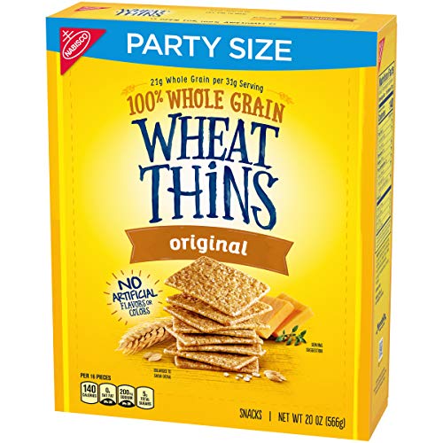 Wheat Thins Original Whole Grain Crackers Party Size 20 Oz Boxes