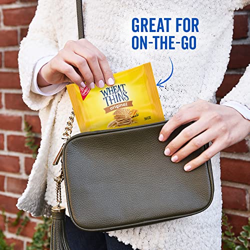 Wheat Thins Original Whole Grain Wheat Crackers, 6 Snack Packs