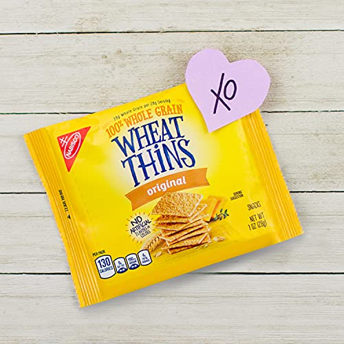 Wheat Thins Original Whole Grain Wheat Crackers, 6 Snack Packs