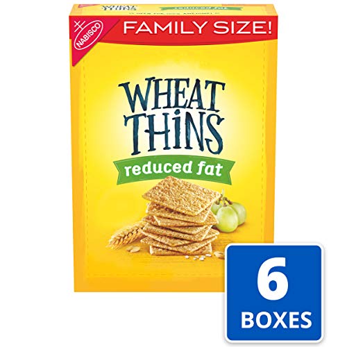 Wheat Thins Reduced Fat Whole Grain Wheat Crackers, 6 - 8.5 Oz B