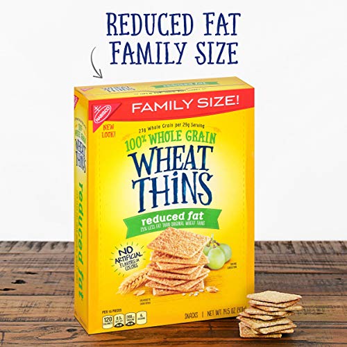 Wheat Thins Reduced Fat Whole Grain Wheat Crackers, 6 - 8.5 Oz B