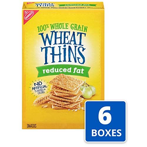 Wheat Thins Reduced Fat Whole Grain Wheat Crackers, 6 - 8.5 Oz B