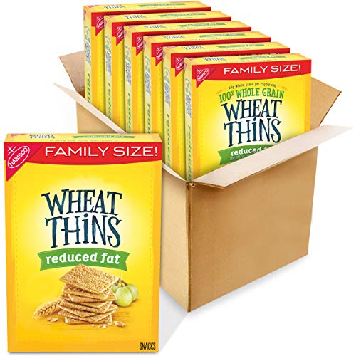 Wheat Thins Reduced Fat Whole Grain Wheat Crackers, Family Size,