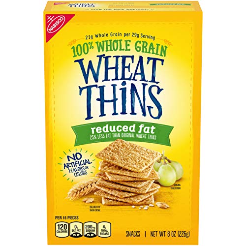 Wheat Thins Reduced Fat Whole Grain Wheat Crackers, 8 Oz, 1Count