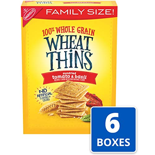 Wheat Thins Sundried Tomato &Amp; Basil Whole Grain Wheat Crackers,