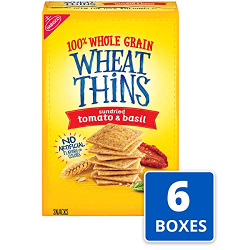 Wheat Thins Sundried Tomato &Amp; Basil Whole Grain Wheat Crackers,