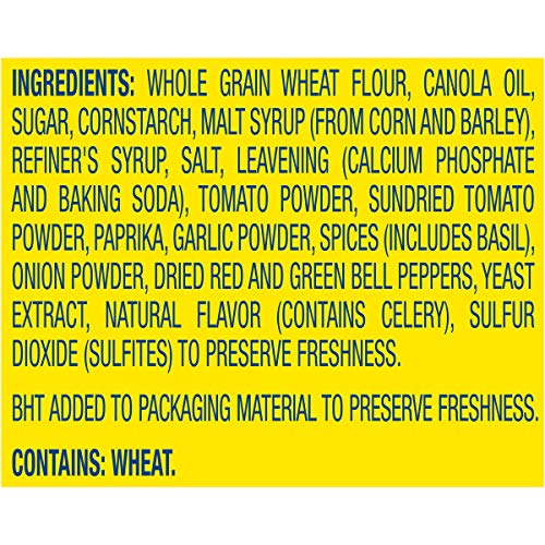 Wheat Thins Whole Grain Crackers Family Size 13 Oz, Boxes 6, Sun