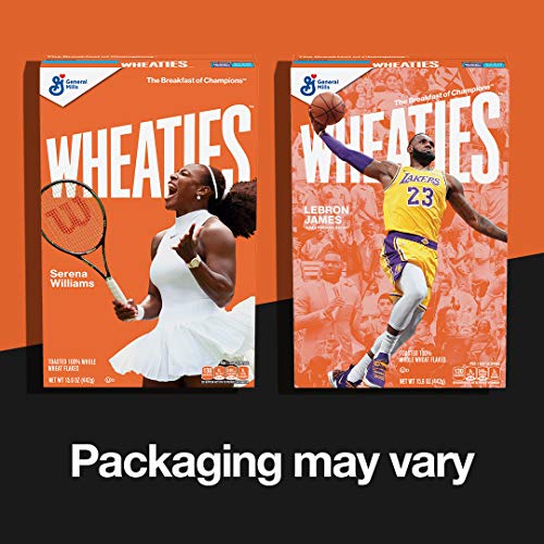 Wheaties Whole Wheat Flakes Cereal, 15.6 Oz Pack Of 14