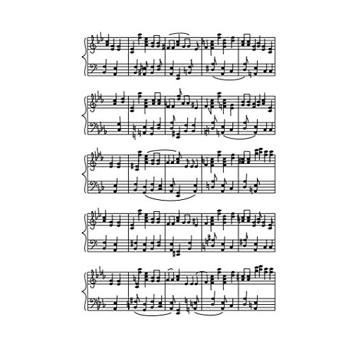 Sheet Music Edible Icing Image Cake Toppers