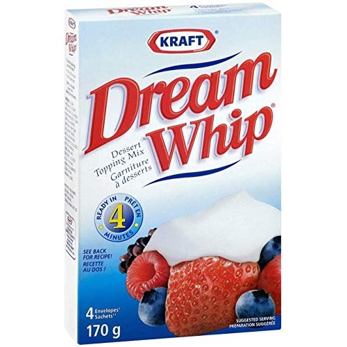 3 PACK Dream Whip Dessert Topping Mix 170G 6OZ Add sweet flavor ...