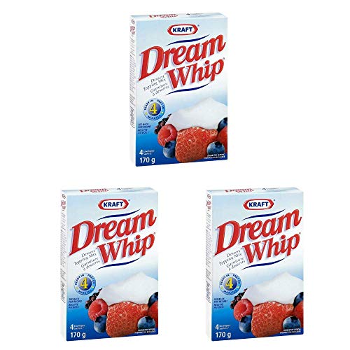 3 PACK Dream Whip Dessert Topping Mix 170G 6OZ Add sweet flavor ...