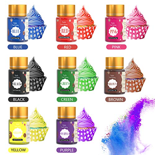 Powder Food Coloring For Cake Decorating - Whishine 5.1 Oz Water