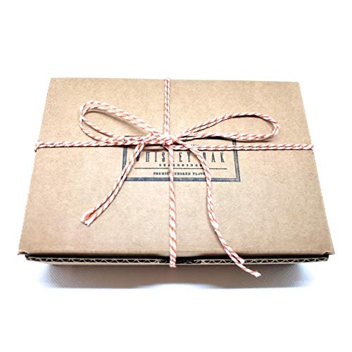 Whiskey Oak Seasonings 4-Jar Gift Box - 11.25 Oz Smoked Salt, Sm