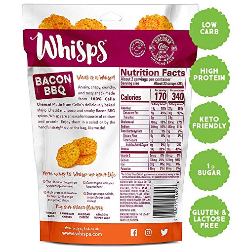 Whisps Cheddar Bacon Bbq 2.12Oz 3 Pack