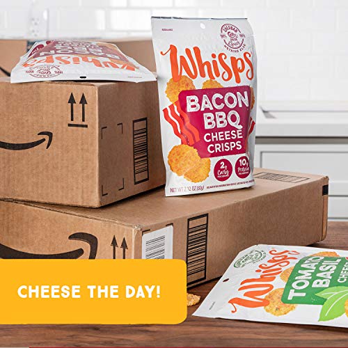 Whisps Cheddar Cheese Crisps | Keto Snack, Gluten Free, Sugar Fr