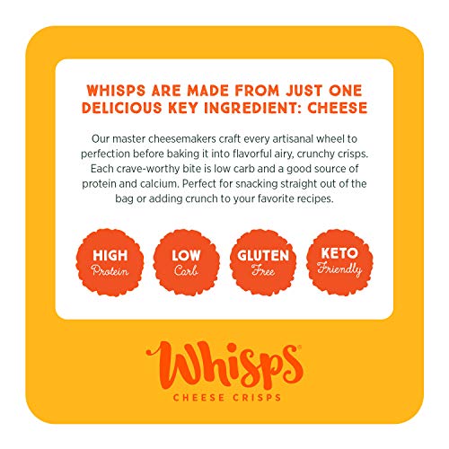 Whisps Cheese Crisps 12 Pack Assortment | Keto Snack, Gluten Fre