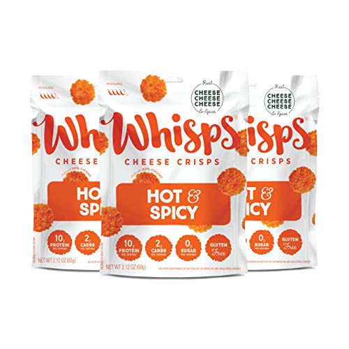 Whisps Hot &Amp; Spicy Cheddar Cheese Crisps | Back To School Snack,