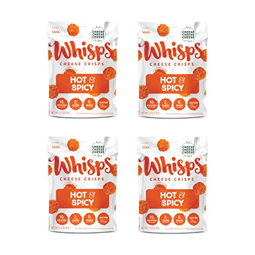 Whisps Hot &Amp; Spicy Cheddar Cheese Crisps | Back To School Snack,