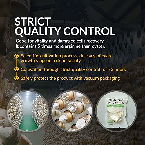 White Gold Mushroom Natural Dried Oyster Mushrooms Korean Superf