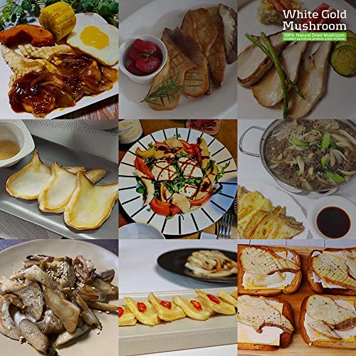 White Gold Mushroom Natural Dried Oyster Mushrooms Korean Superf