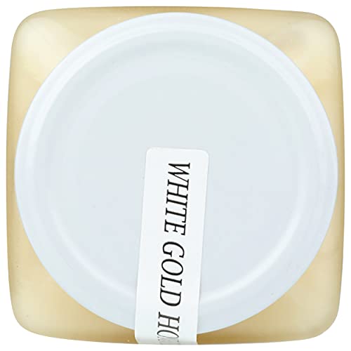 WHITE GOLD HONEY Raw White Honey, 14 OZ
