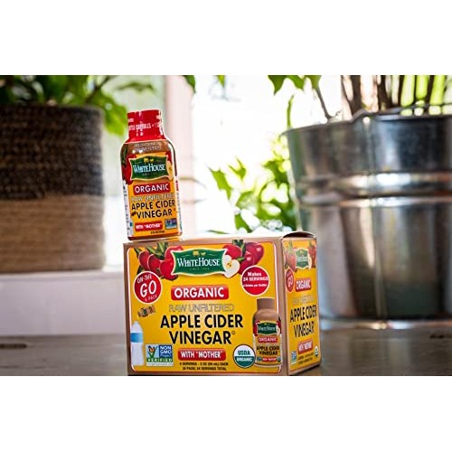 White House Organic Apple Cider Vinegar Shots, Raw Unfiltered , ...