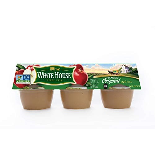 White House Regular Apple Sauce In Cup, 4 Ounce -- 72 Per Case.