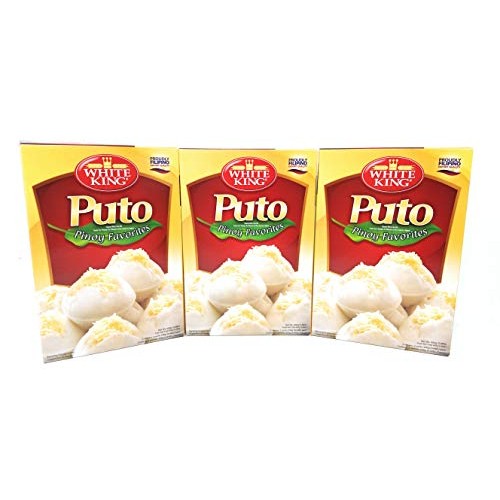 White King Puto Pinoy Favorites Cake Mix, Net Wt 400G 0.88Lbpe