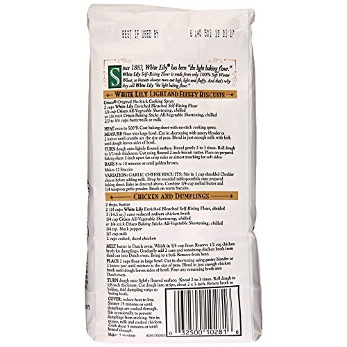 White Lily Self-Rising Bleached Enriched Pre-Sifted Flour, 32 Ounce