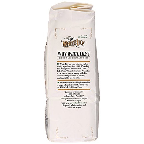 White Lily Self-Rising Bleached Enriched Pre-Sifted Flour, 32 Ounce