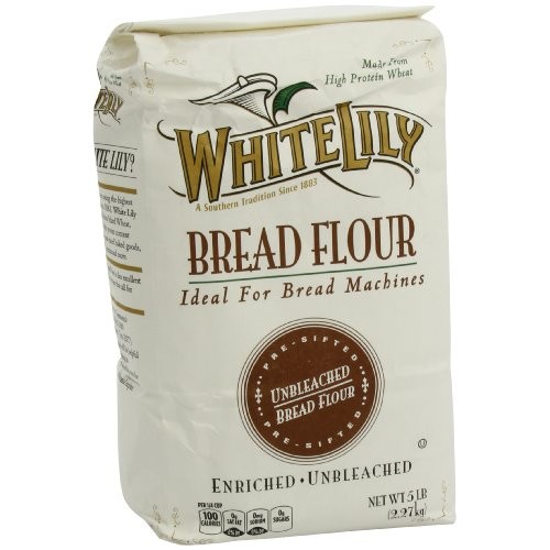White Lily Unbleached Bread Flour, 5 Pound White Lily Unbleached Bread Flour, 5 Pound