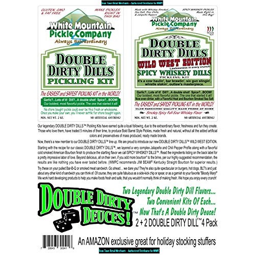 White Mountain Pickle Company Double Dirty Deuces 2+2 Pack
