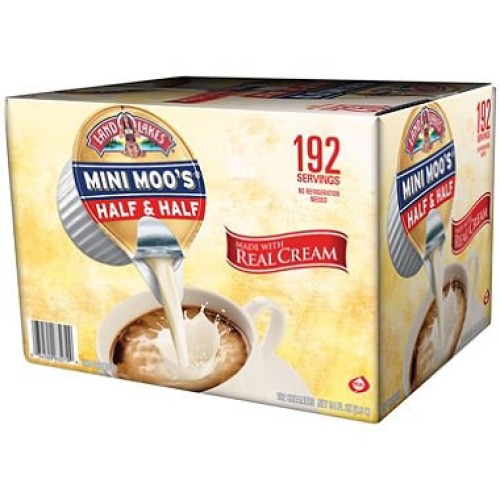 Mini Moos Half And Half, 192/Carton, Sold As 1 Carton, 192 Each
