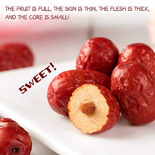 2.2Lbs Organic Dried Red Date, Medjool Dates Jujube Hong Zao