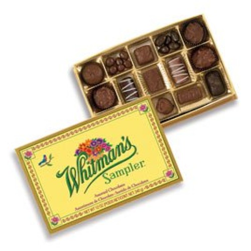 Whitmans Sampler Assorted Chocolates, 12 Oz. Box Whitmans Sampler Assorted Chocolates, 12 Oz. Box