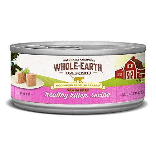 Whole Earth Farms Grain Free Wet Cat Food Kitten Cast Of 24 Whole Earth Farms Grain Free Wet Cat Food Kitten Cast Of 24