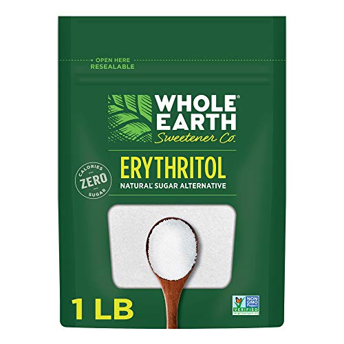 Whole Earth Sweetener Co. 100% Erythritol Sweetener, 1 Pound Bag