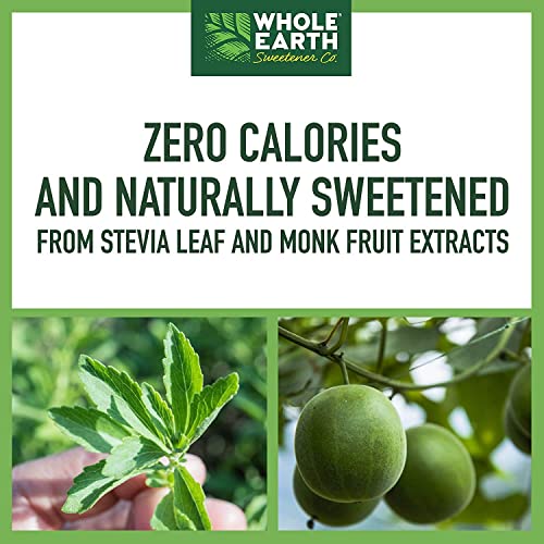 Whole Earth Sweetener, Nature Sweet Stevia &Amp; Monk Fruit Blend, 4