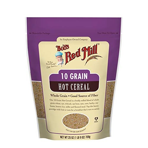 Whole Grain 10 Grain Hot Cereal Bobs Red Mill 25 Pack Of 4, 100