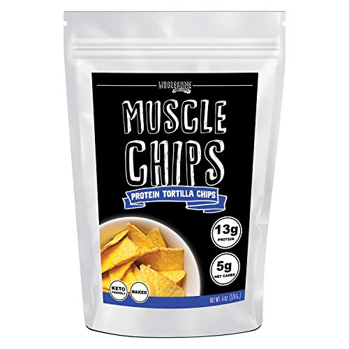 Protein Chips, 13G Protein, 5G Net Carbs, Keto Snacks, Low Carb