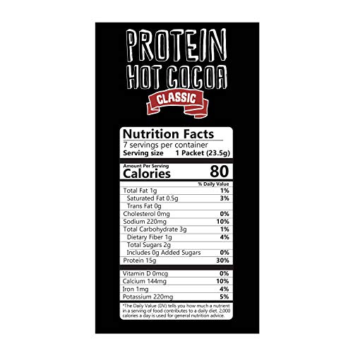 Protein Hot Chocolate, Keto Hot Chocolate Mix, Low Carb Hot Coco