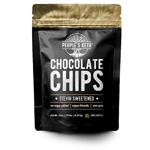Sugar Free Large Chocolate Chips, Stevia Sweetened, 12 Oz. Value