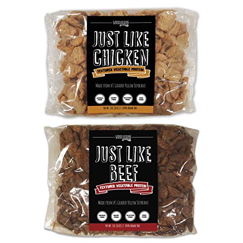 Textured Vegetable Protein Tvp, 100% Certified Non-Gmo Soybean