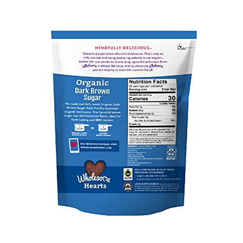 Wholesome Organic Dark Brown Sugar, Fair Trade, Non Gmo &Amp; Gluten