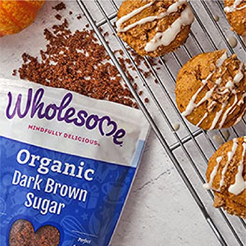 Wholesome Organic Dark Brown Sugar, Fair Trade, Non Gmo &Amp; Gluten