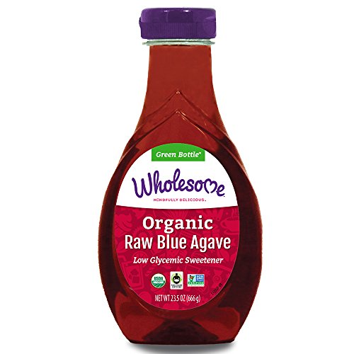 Wholesome Organic Raw Blue Agave Nectar, Syrup, Low Glycemic Swe